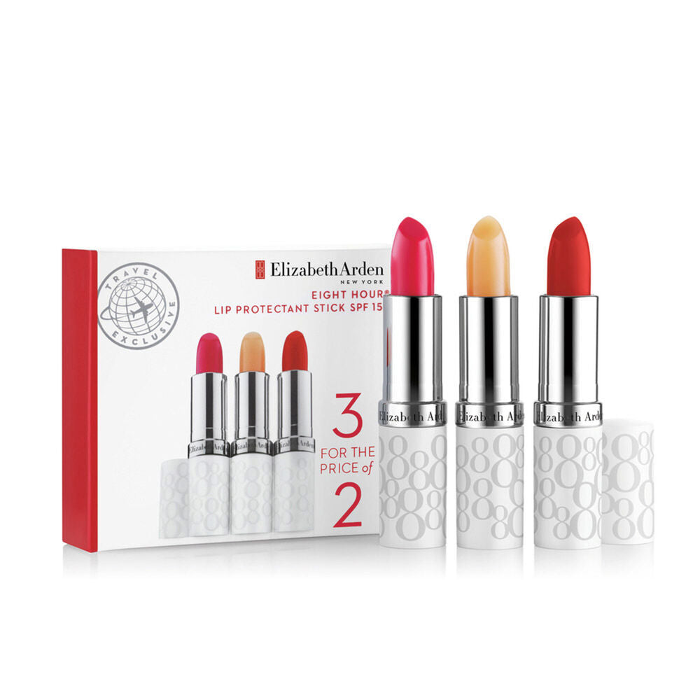 Eight Hour Cream Lip Protectant Stick Sheer Tints Sunscreen SPF 15 Trio