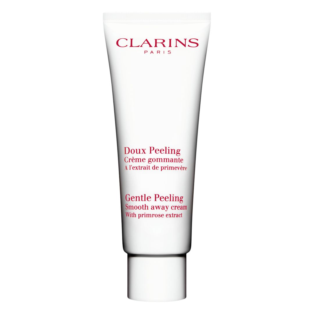 Clarins Gentle Peeling Smooth Away Cream featuring primrose extract 50ml.