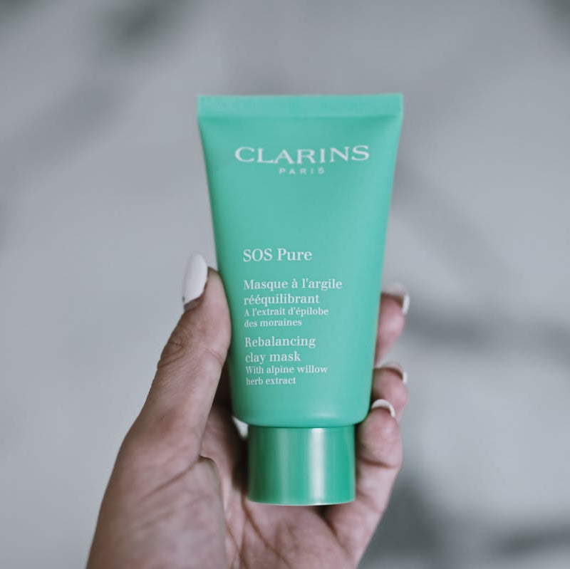 Clarins SOS Pure Rebalancing Clay Mask in a 15 ml