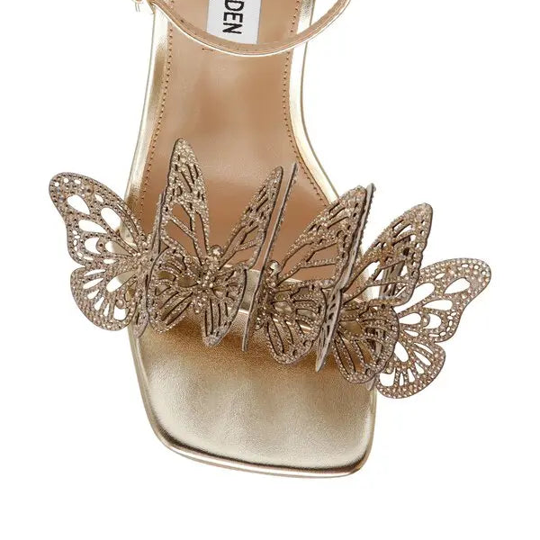 Steve Madden Azariah butterfly embellished heeled sandals