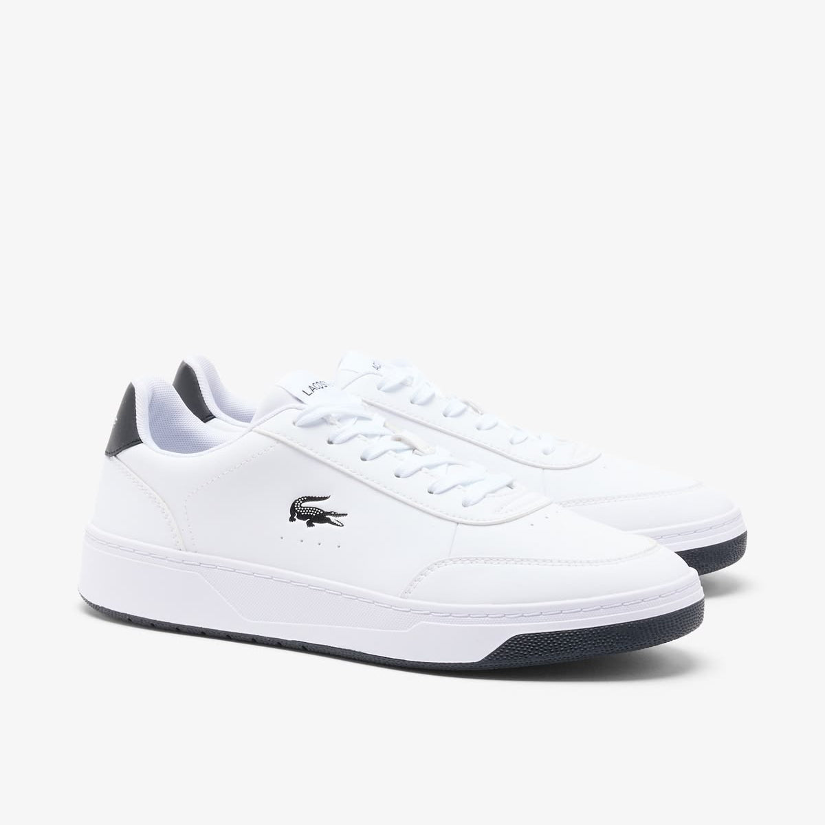 Lacoste Court Pro sneakers black crocodile logo.