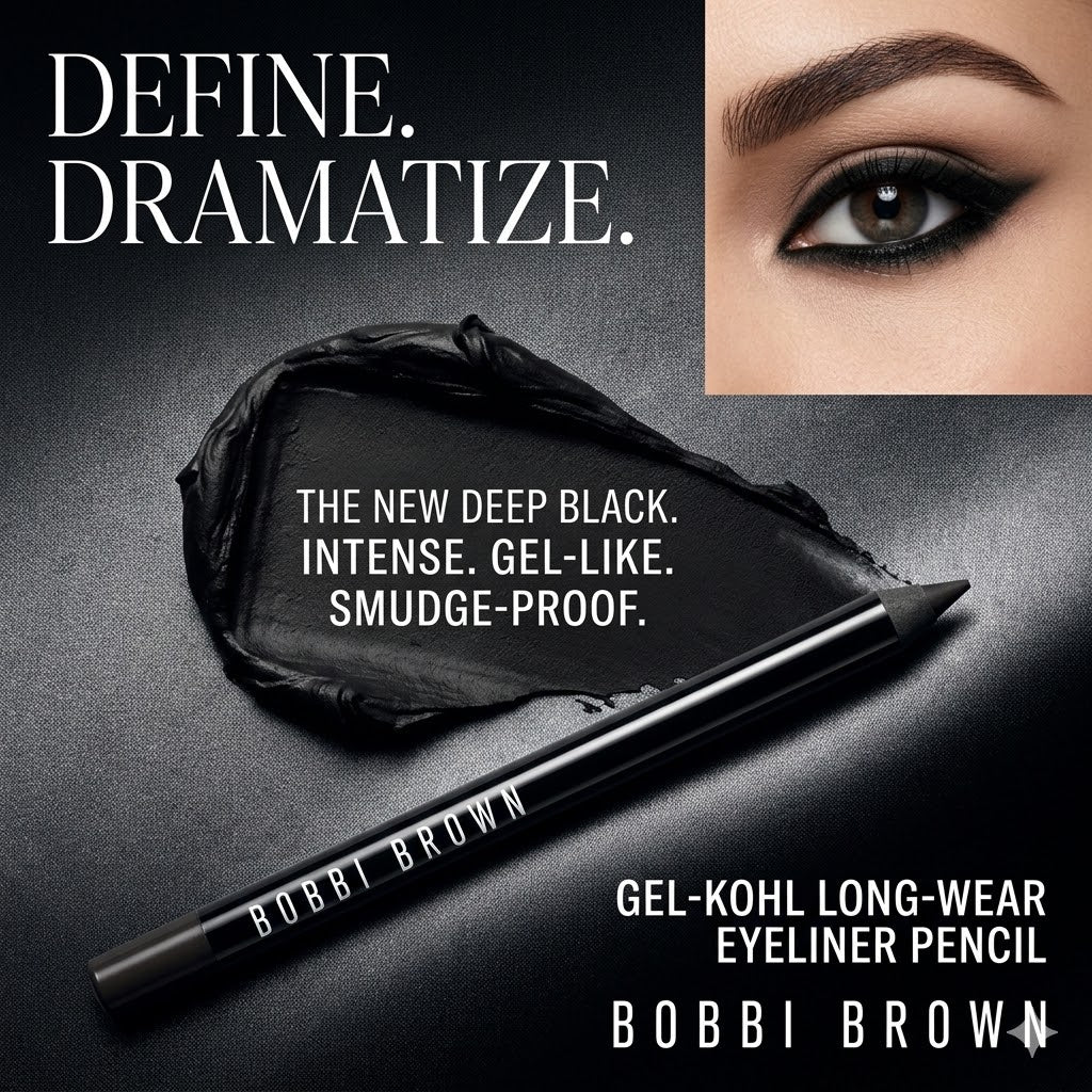 Bobbi Brown Long-Wear Eye Pencil (Jet 1)