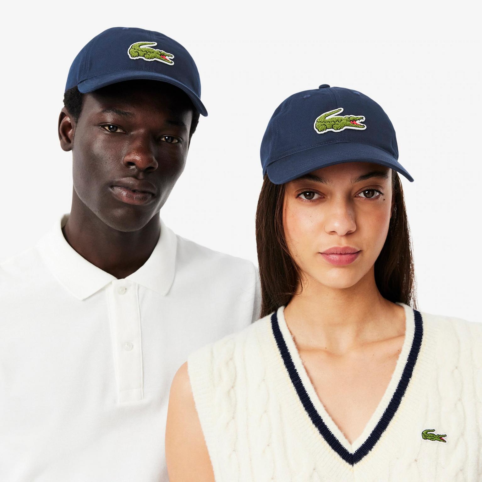 Lacoste Crocodile Badge Cotton Twill Adults Cap