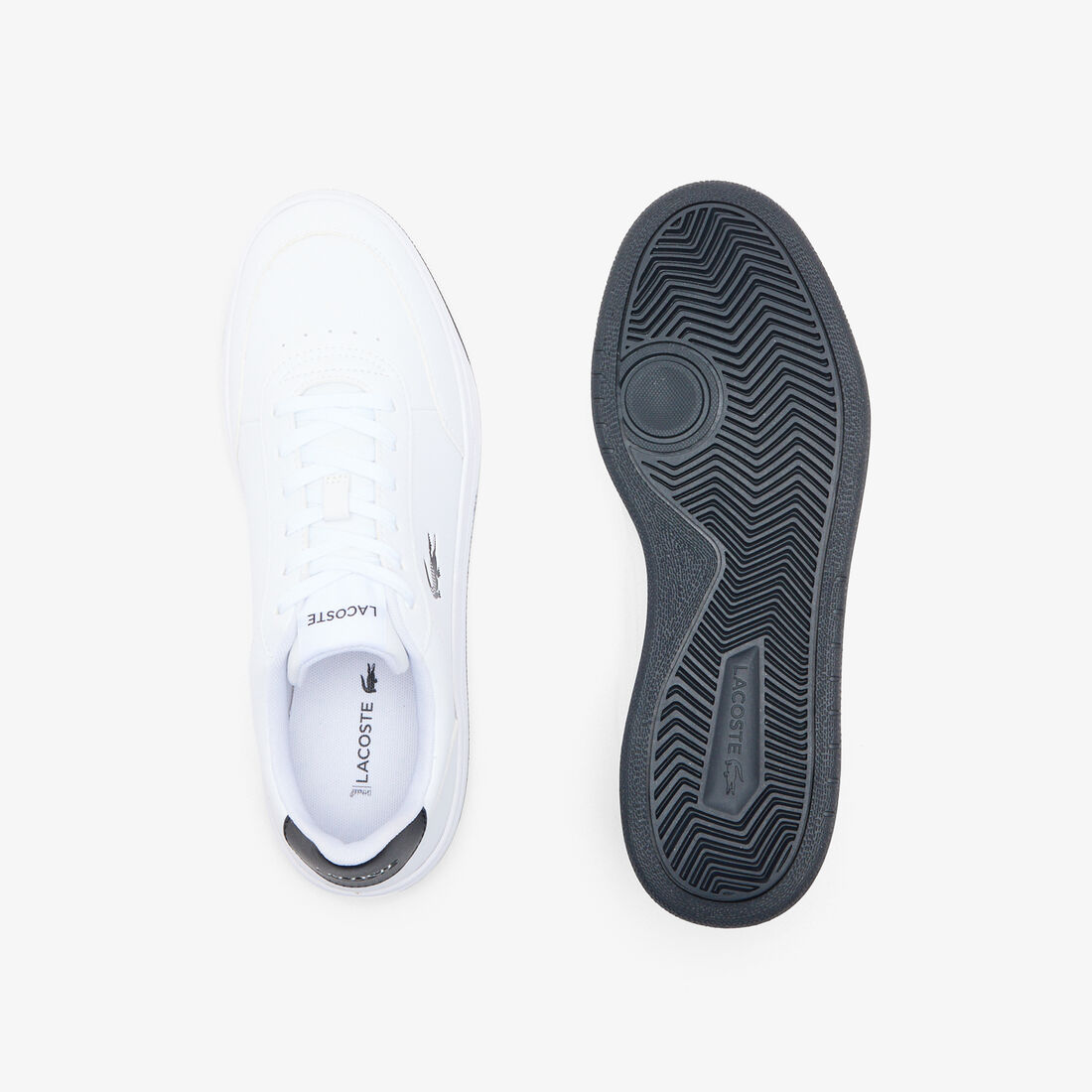 Lacoste Court Pro sneakers black crocodile logo.