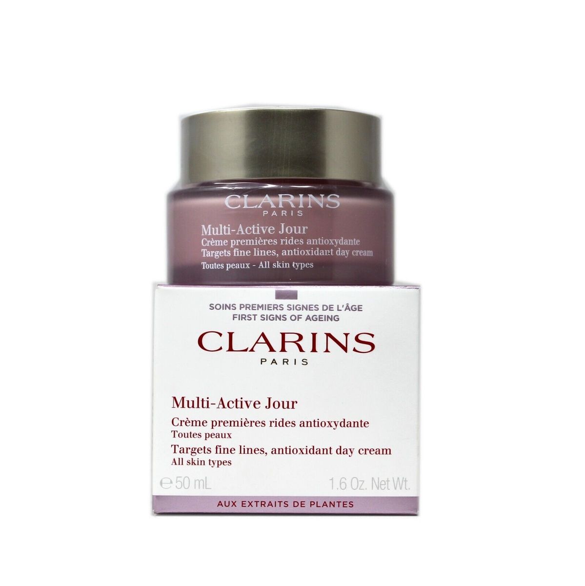 Clarins Multi-Active Jour antioxidant day cream for all skin types 50ml.