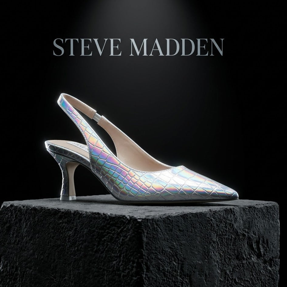 Steve Madden slingback pumps pointed toe and kitten heel
