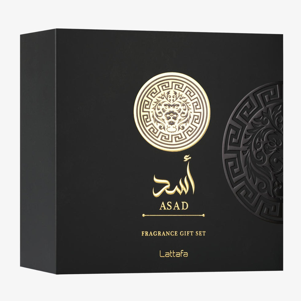 Lattafa Gift Set – Asad 100Ml – 12ml – Shower Gel