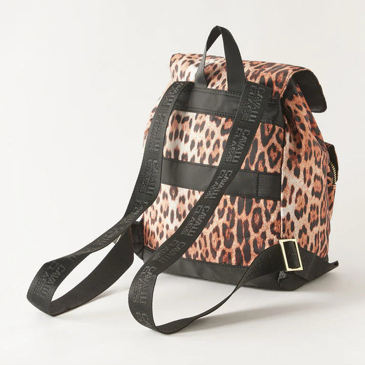 Cavalli Class animal print backpack.