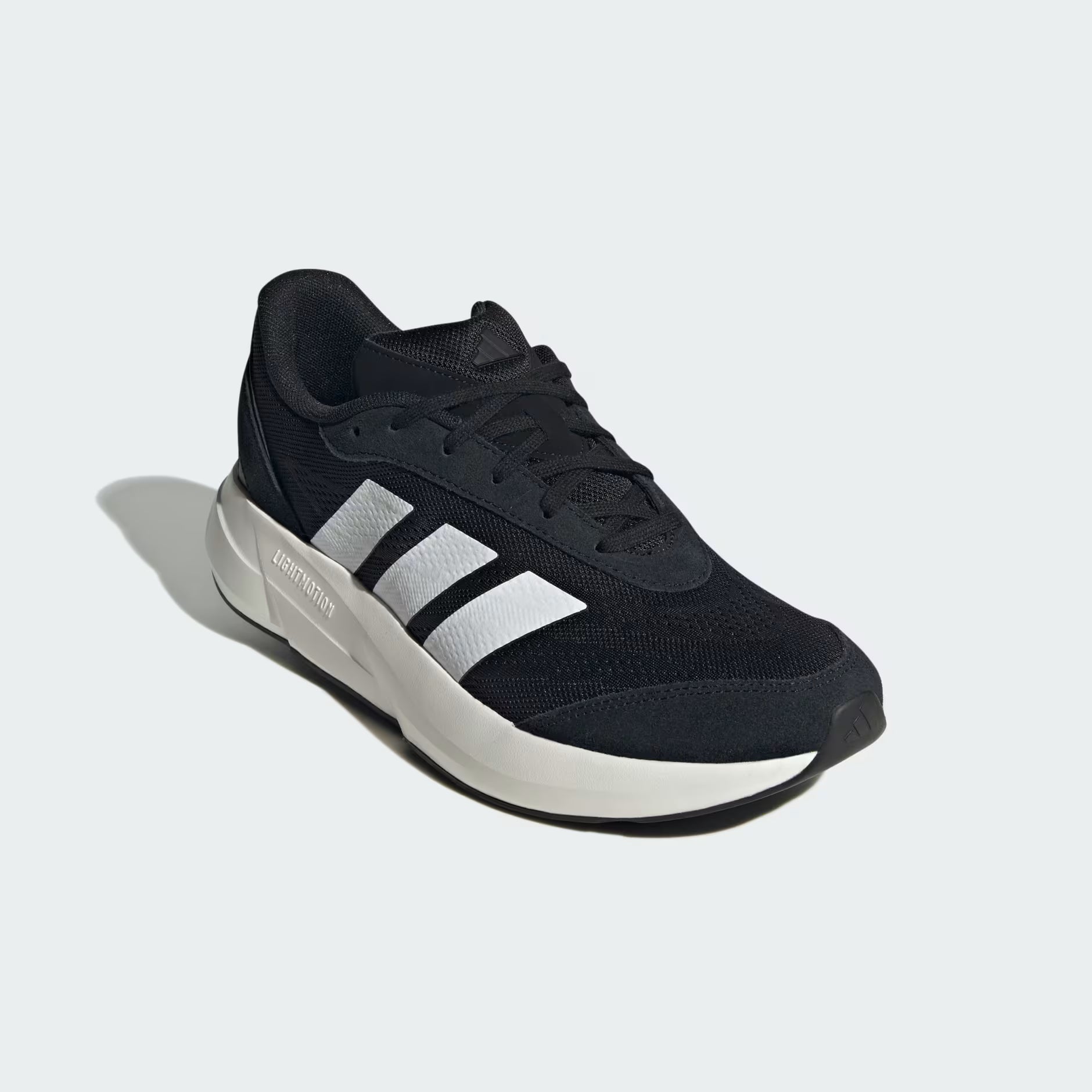 Adidas Lightshift running shoes in black and white For Mens.