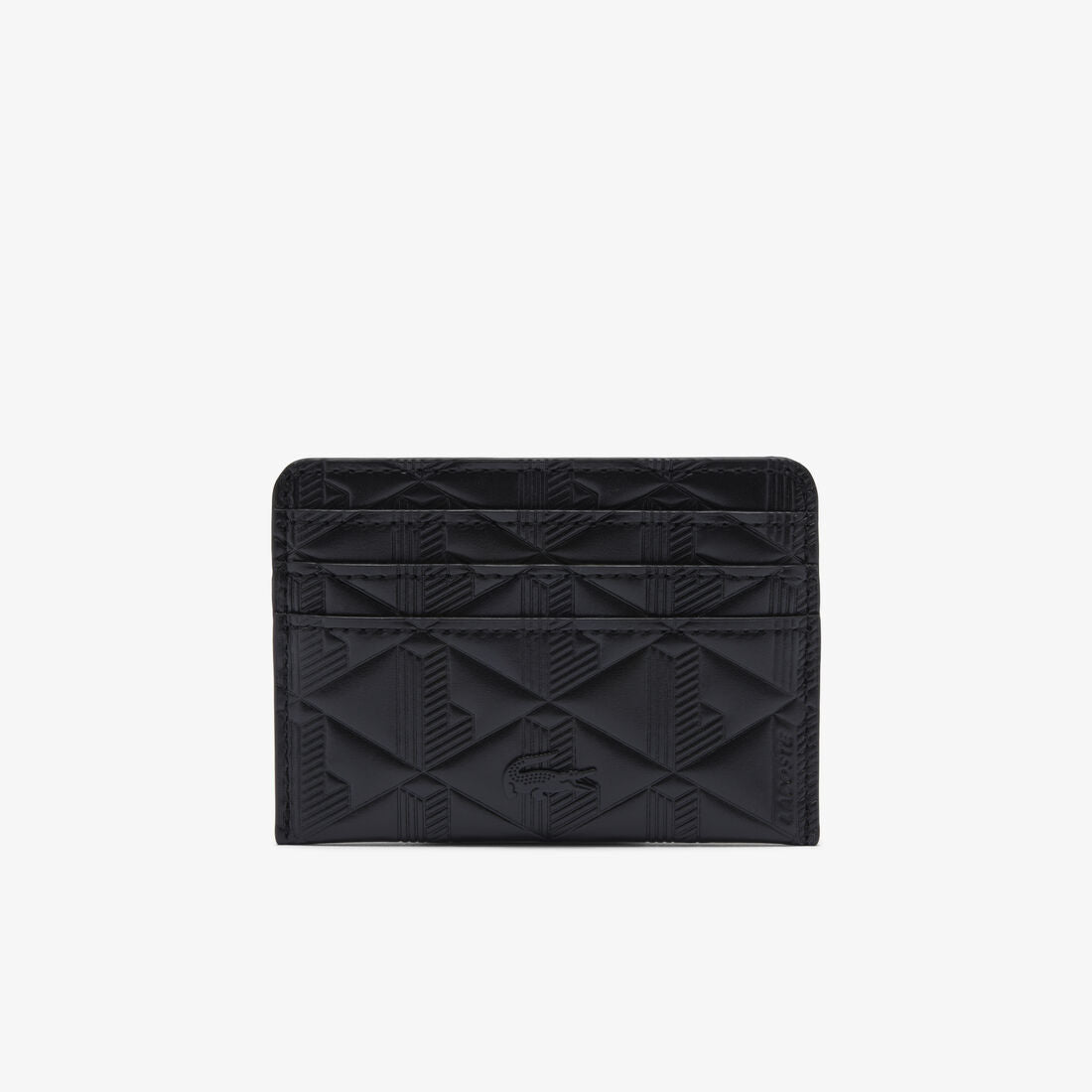 Lacoste Maheki Embossed Leather Card Holder