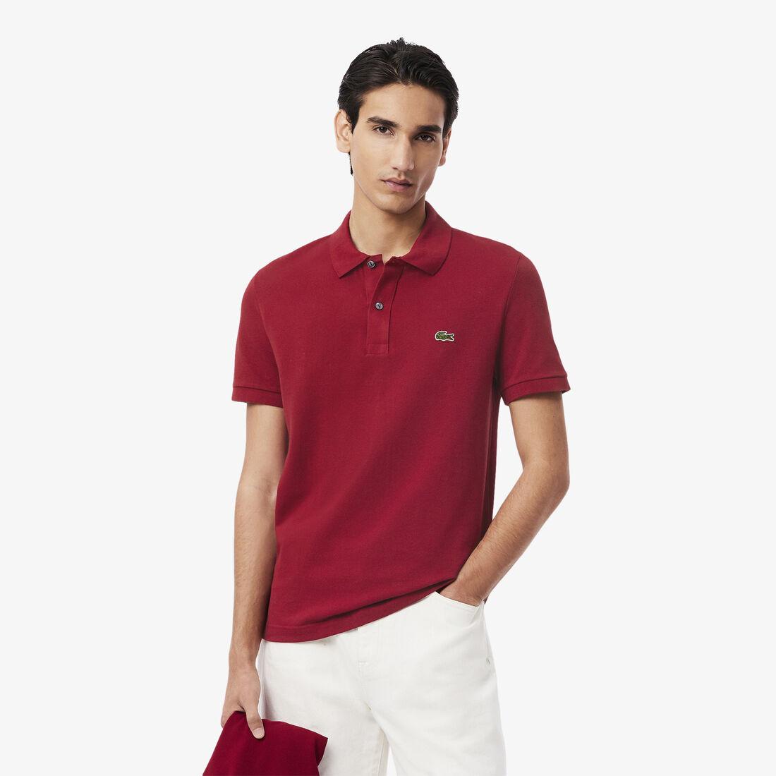 Lacoste T-shirt for Men PH4012 Cherry Red