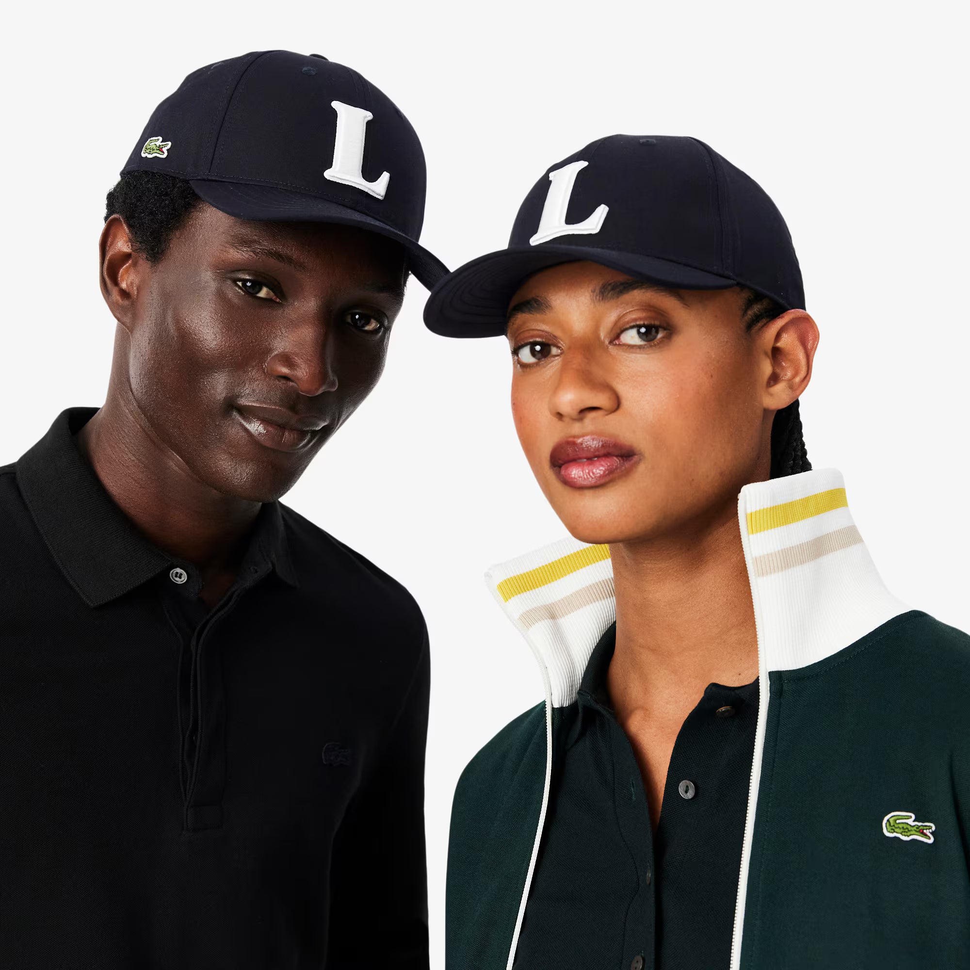 Lacoste 3D Embroidered Cap Unisex Woven Black Adjustable