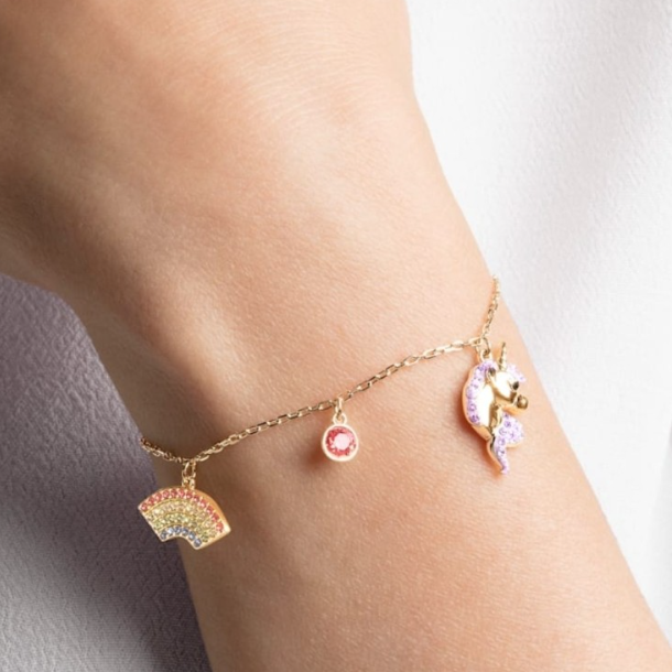 Swarovski unicorn charm bracelet