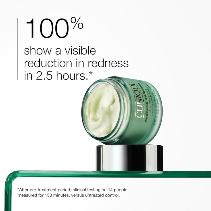 Clinique Redness Solutions Daily Relief Cream.