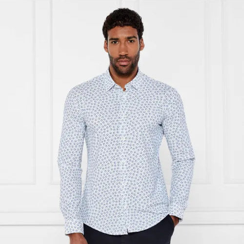 Boss Shirt P-ROAN-kent-C1-233 Slim Fit