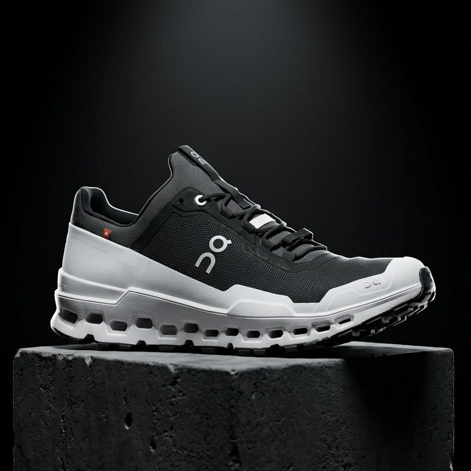 On Cloud Men's Cloudultra 2 Running Shoes black and white