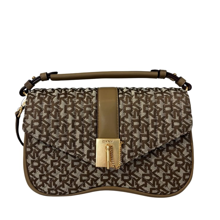 DKNY Lulu Monogram Top Handle Bag