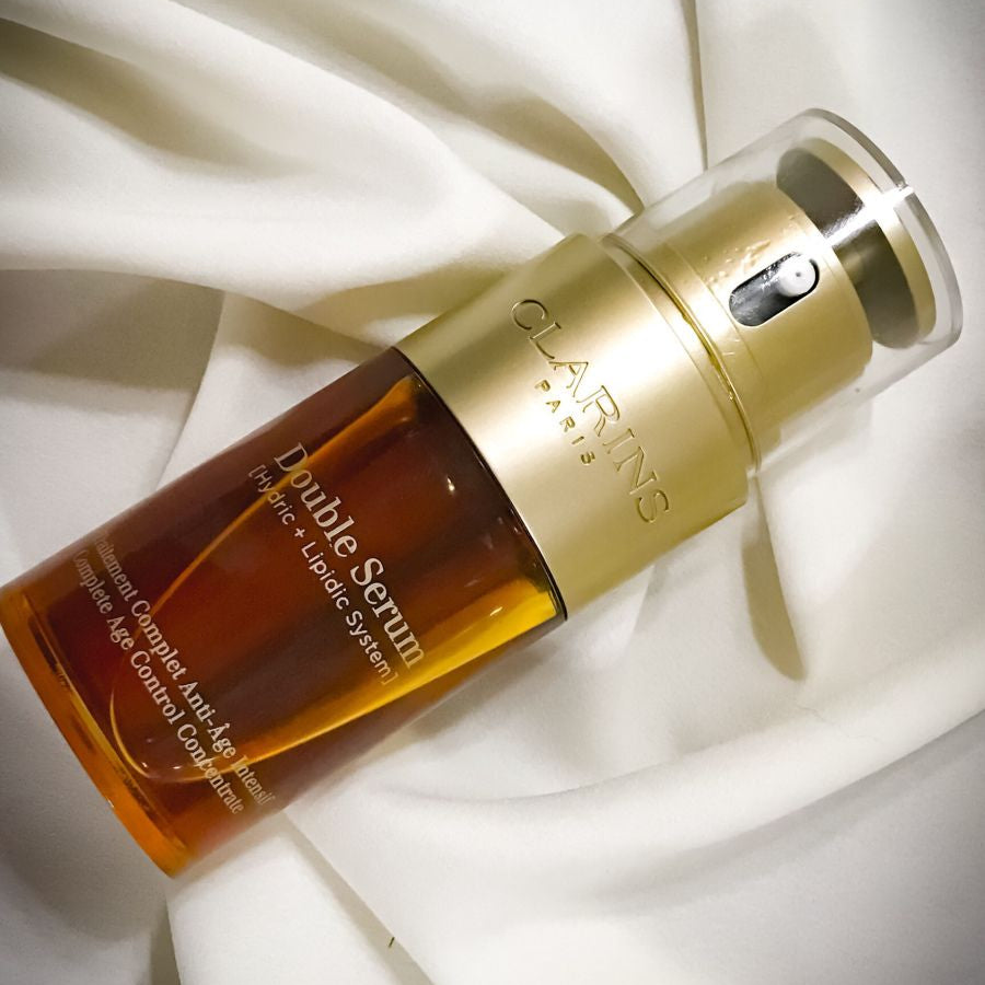 Clarins Double Serum Complete Age Control Concentrate packaged in a 50ml.