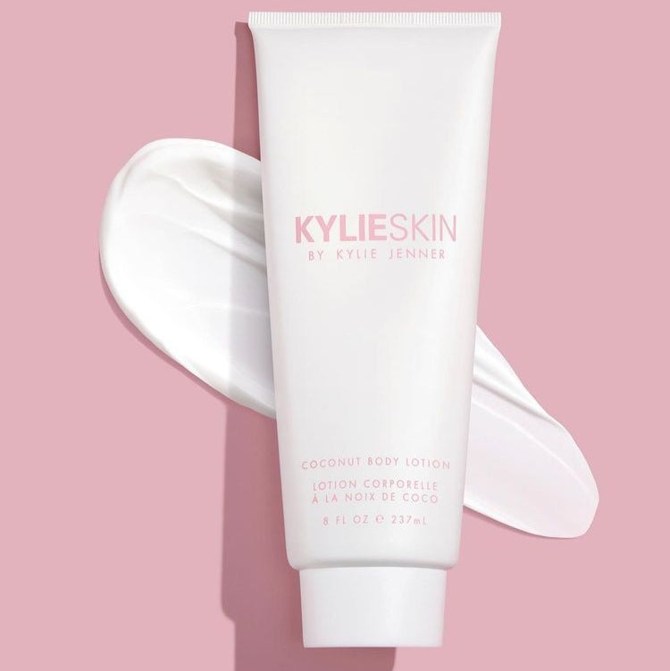 Kylie Skin Coconut Body Lotion with a 237ml capacity.