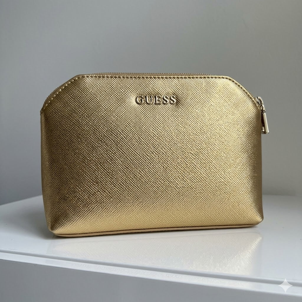 Guess cosmetic leather Pouch.