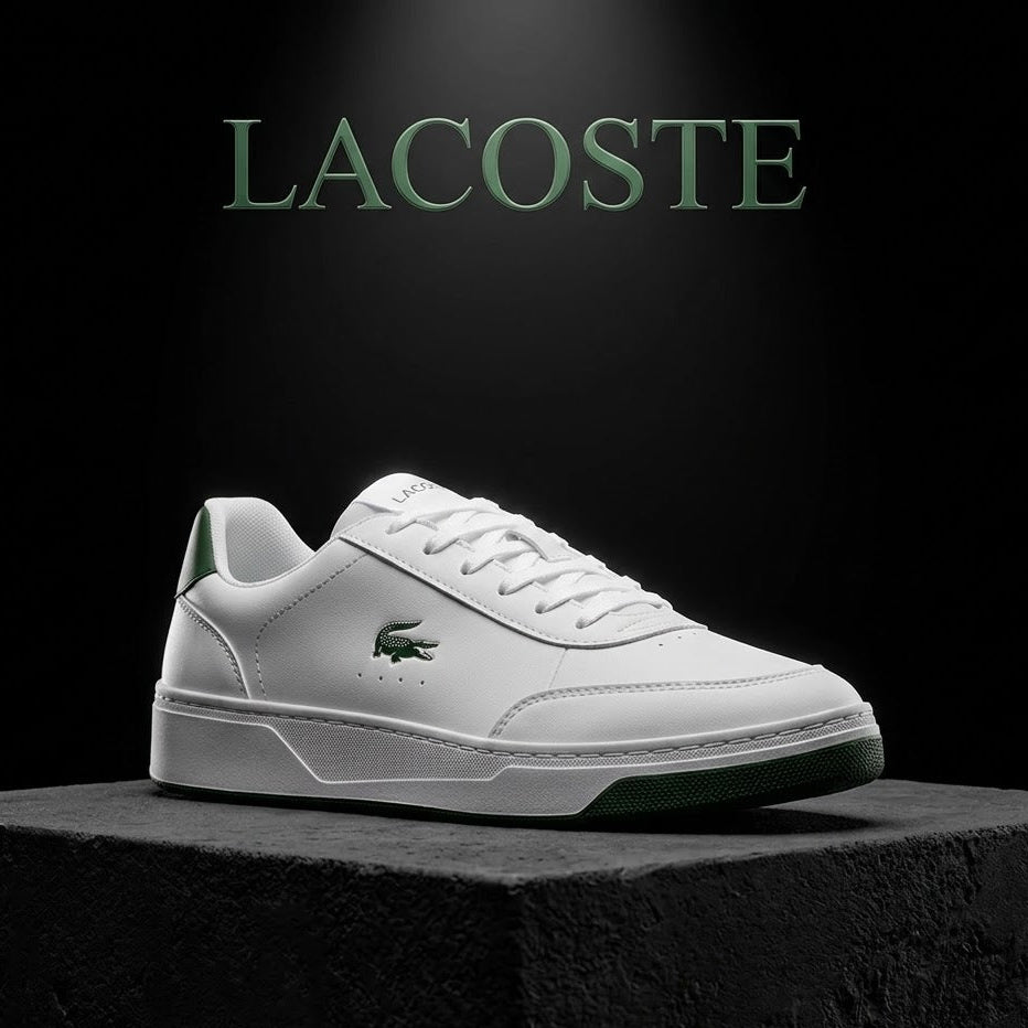 Lacoste Court Pro Sneakers Green crocodile logo