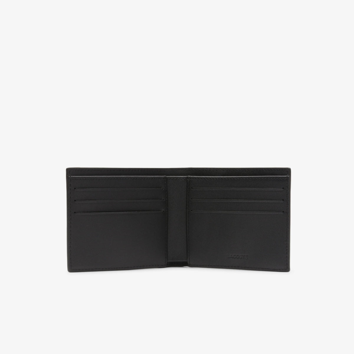 Lacoste Money Pieces Small Leather Goods Wallet For Men, Lacoste Paris Noir