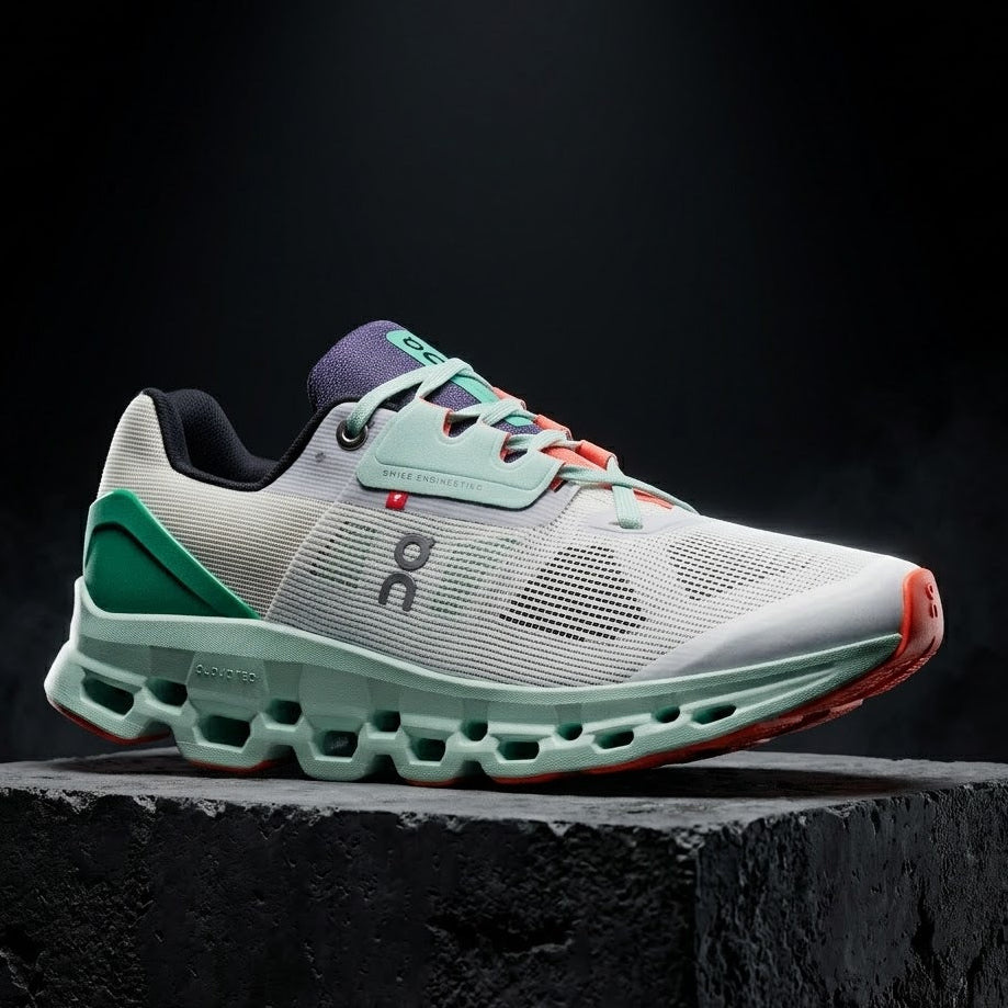 On Cloud Cloudstratus sneaker Running Shoe Undyed White Creek color
