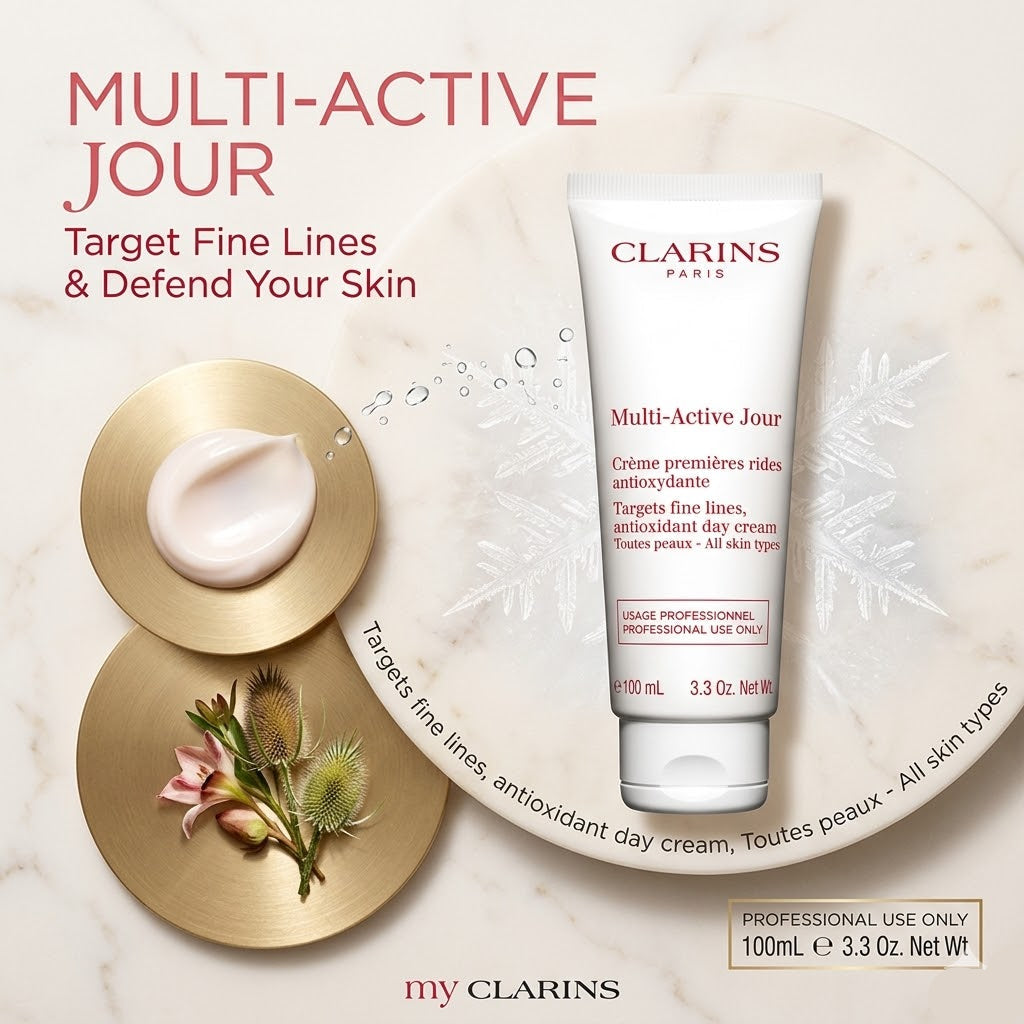 Clarins Multi-Active Jour antioxidant day cream for all skin types 100ml