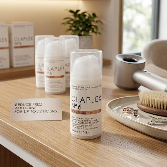 Olaplex No.6 Bond Smoother repairing styling cream in a 100ml