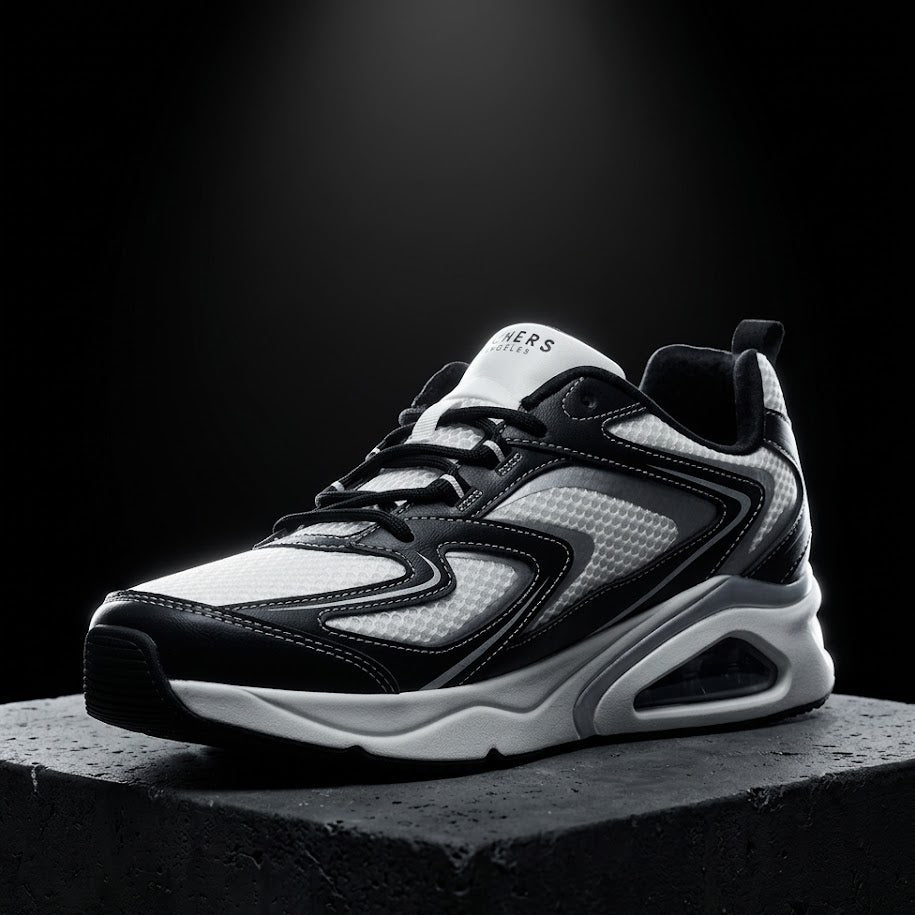 Skechers Tres-Air Uno Vision-airy sneakers white and black