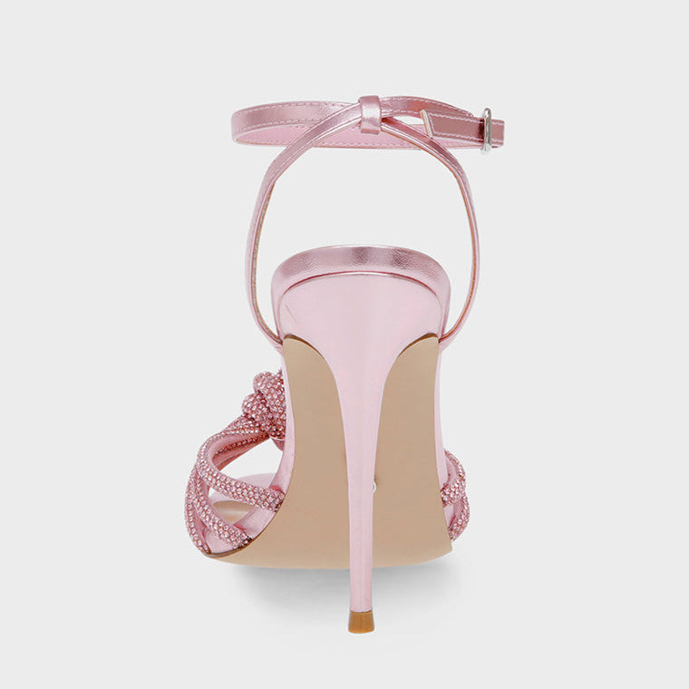 Steve Madden BEDAZZLE sandals with rhinestones.