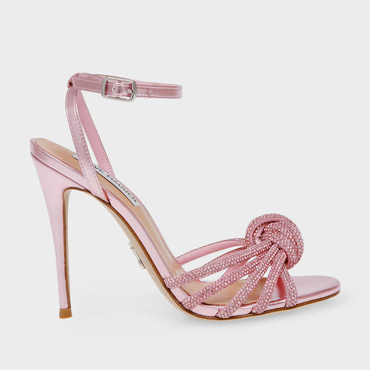 Steve Madden BEDAZZLE sandals with rhinestones.