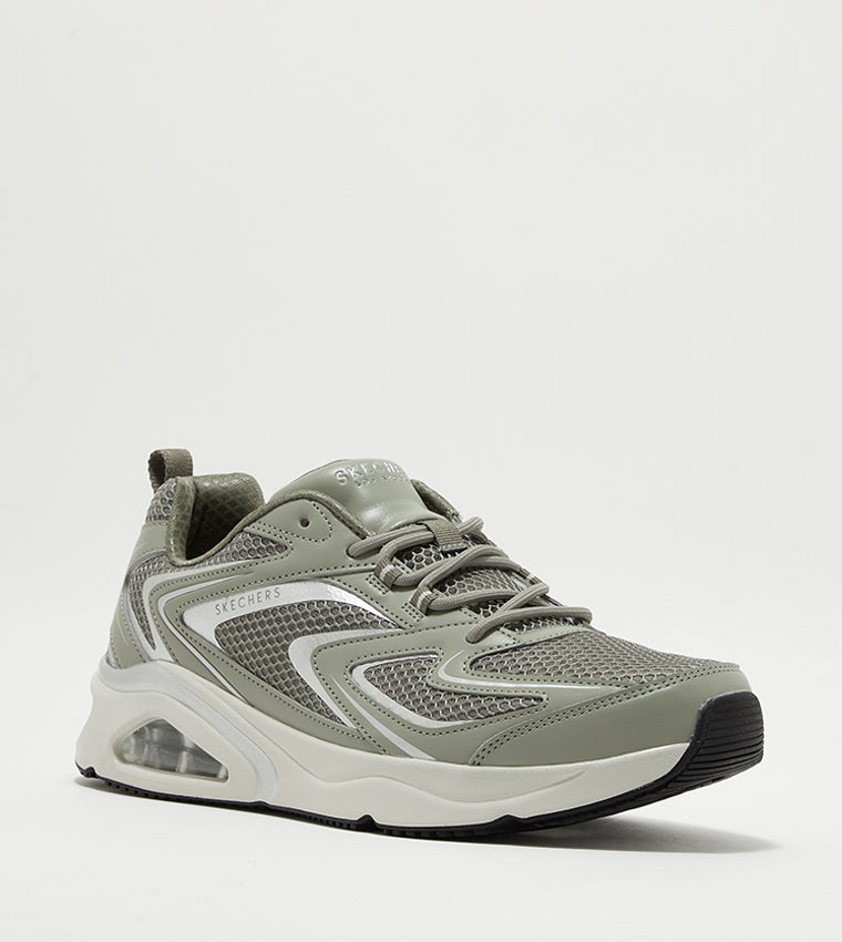 Skechers Street Tres-Air Uno Vision-Airy Sage Green Color