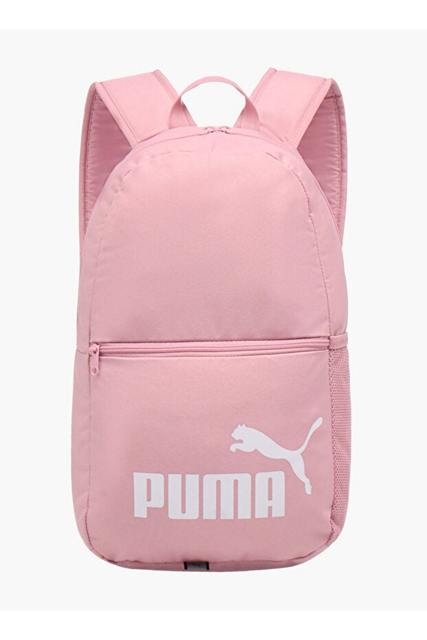 Puma Logo Print School Backpack with Adjustable Straps