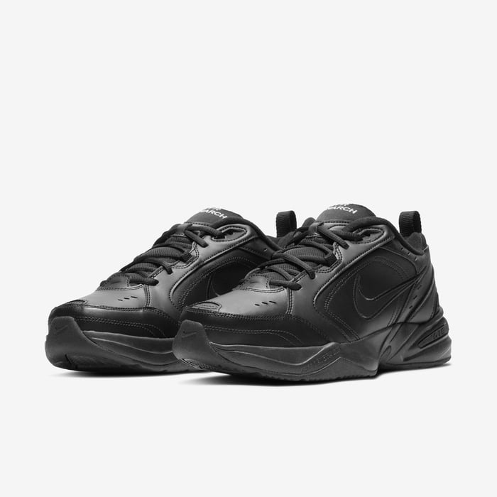 Nike Air Monarch IV training shoes Full Black for men