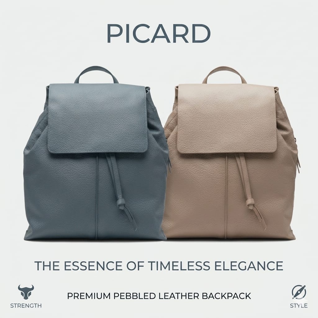 Picard brand backpack leather (2 Colours)