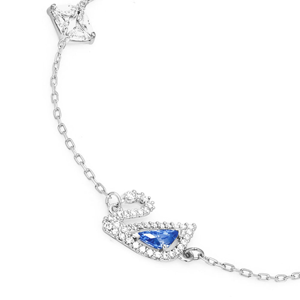 This Swarovski Remix Dazzling Swan magnetic bracelet