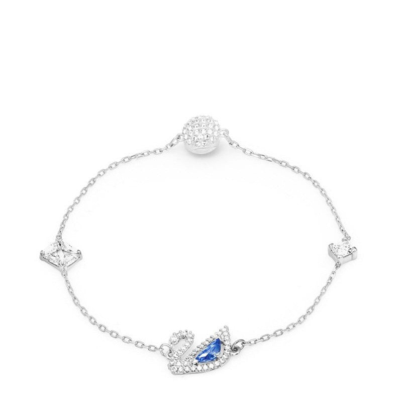 This Swarovski Remix Dazzling Swan magnetic bracelet