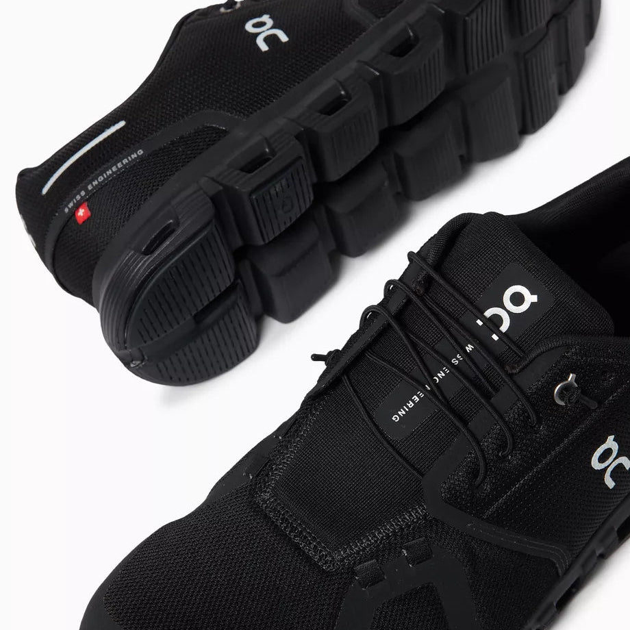 On Cloud Cloud 5 running shoes all-black color
