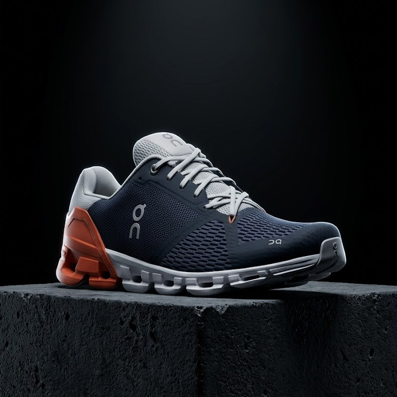 On Cloud Running Cloudflyer Men's Shoe midnight rust color