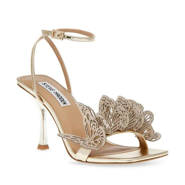 Steve Madden Azariah butterfly embellished heeled sandals