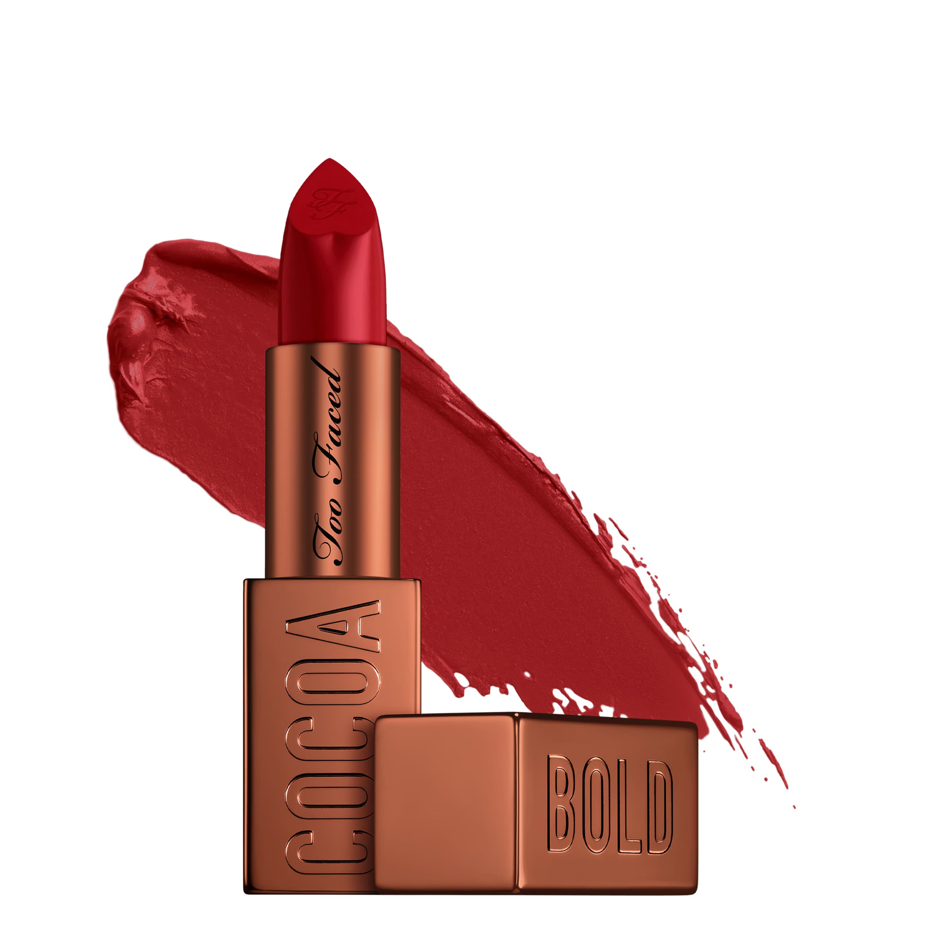 Too Faced Cocoa Bold Em-Power Cream Lipstick (Chocolate Lava)