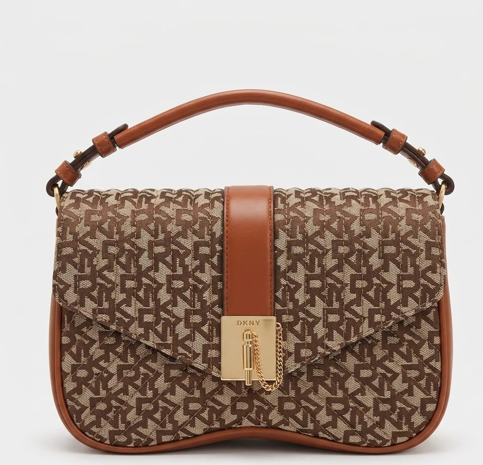 DKNY Lulu Monogram Top Handle Bag