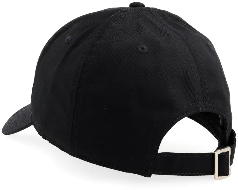 Lacoste 3D Embroidered Cap Unisex Woven Black Adjustable