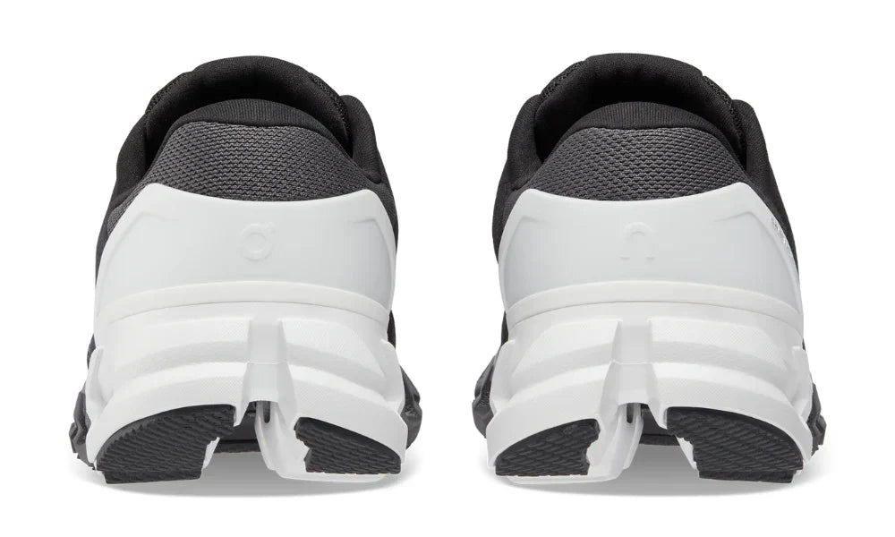 On Cloud Cloudflyer men's running shoes black and white