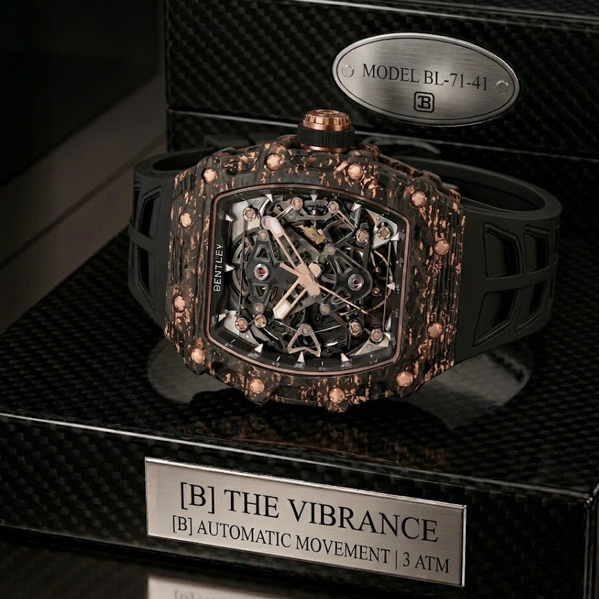 Bentley The Vibrance automatic men's watch, model BL-71-41 Limited Piece.