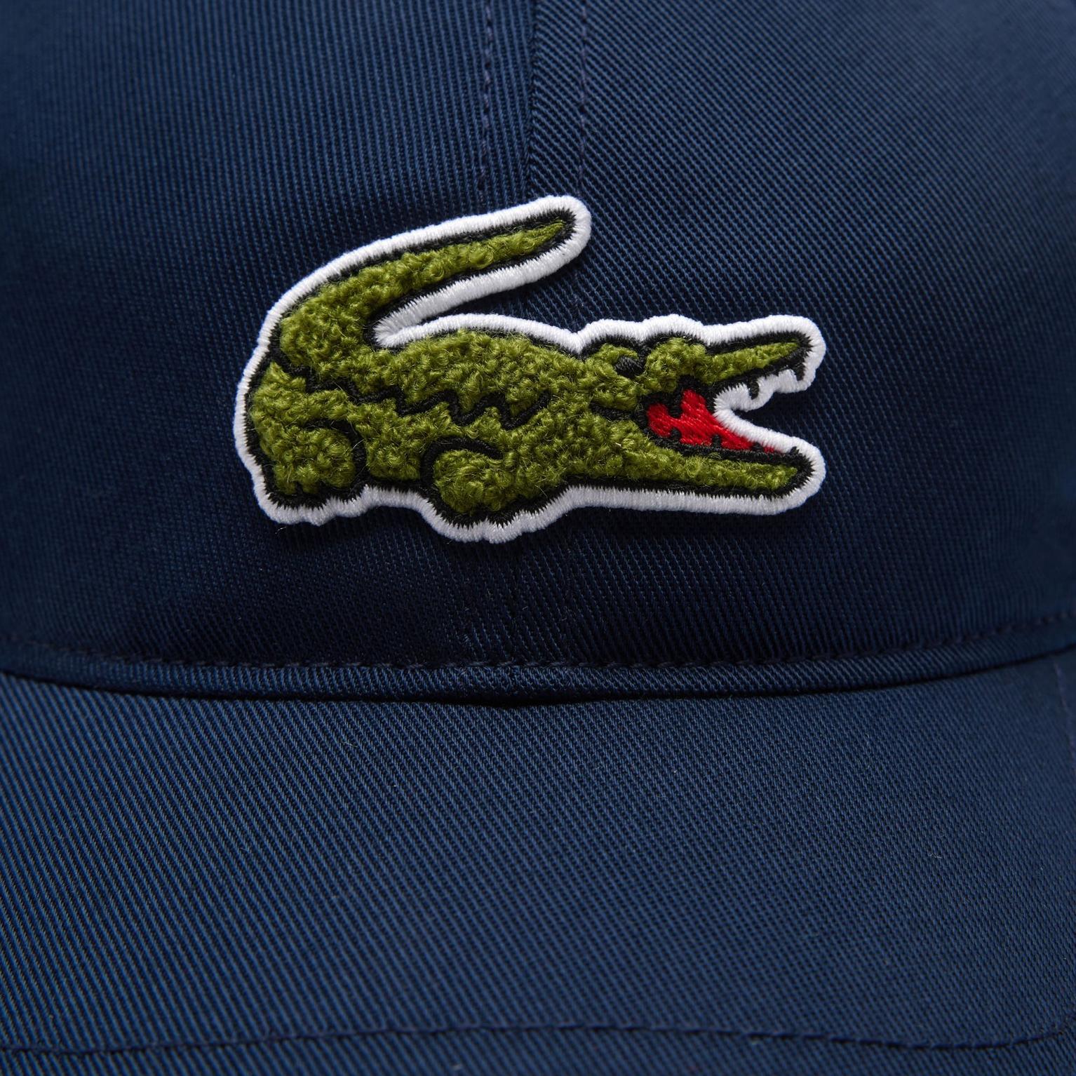 Lacoste Crocodile Badge Cotton Twill Adults Cap