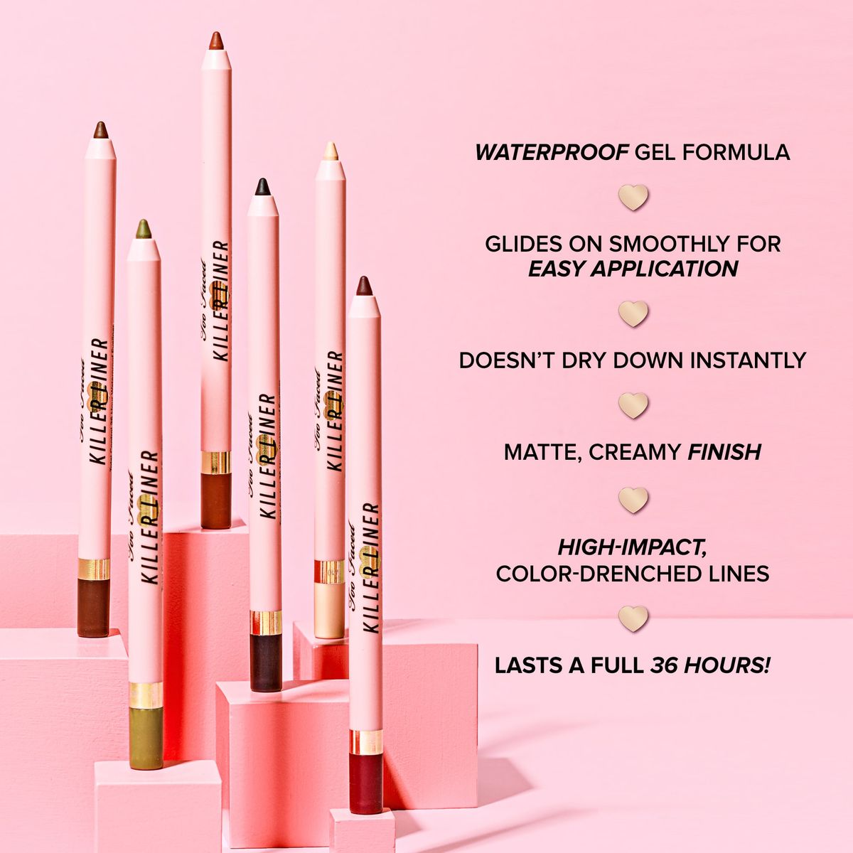 Too Faced Killer Liner 36 Hour Waterproof Gel Eyeliner (Espresso)