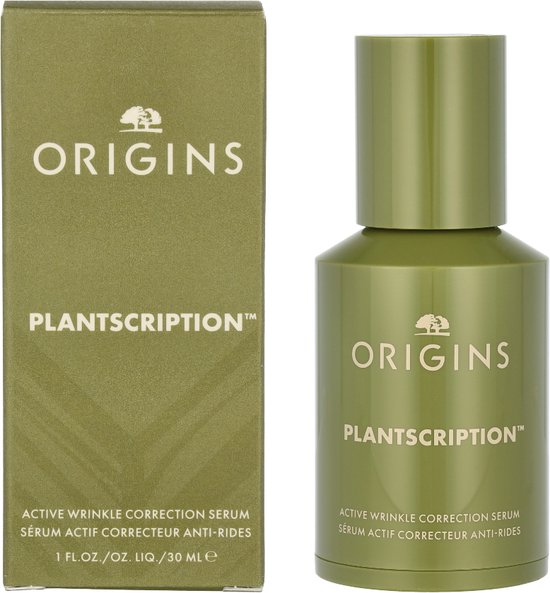 Origins Plantscription Active Wrinkle Correction Serum.