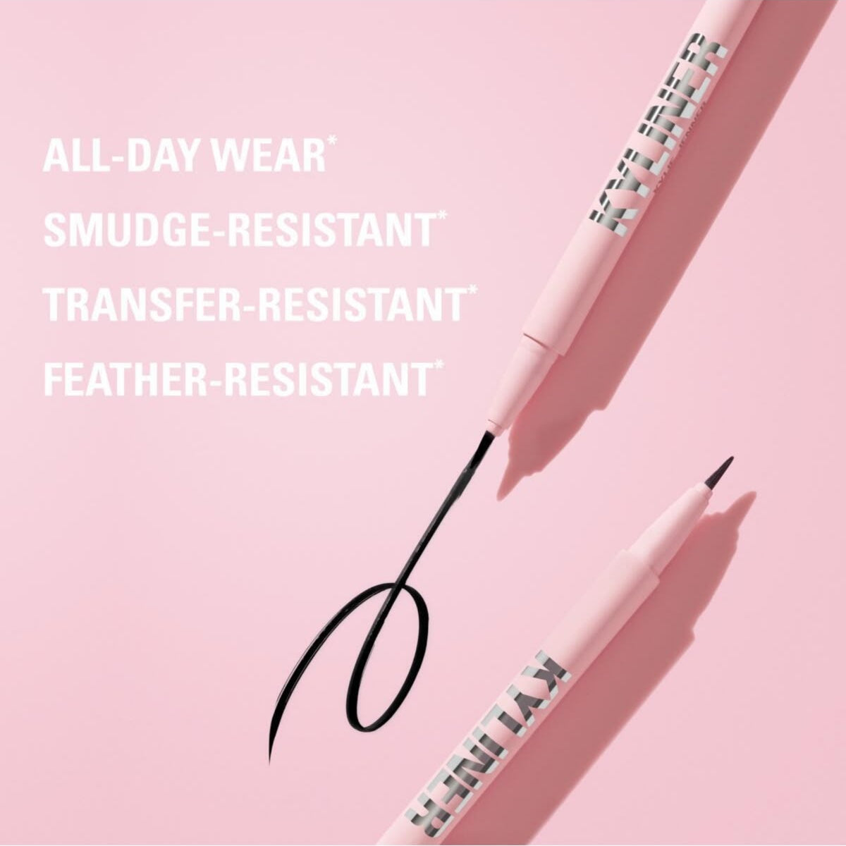 Kylie Kyliner Brush Tip Liquid Eyeliner. (001 Black)